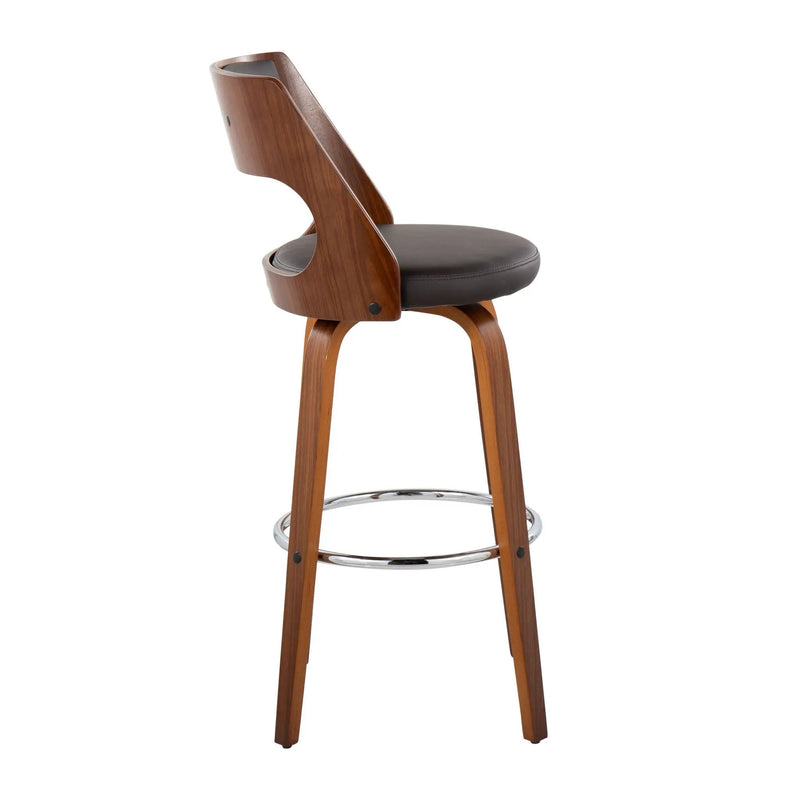 Cecina - Mid-Century Modern Barstool With Swivel (Set of 2) by Unique Piece Furniture