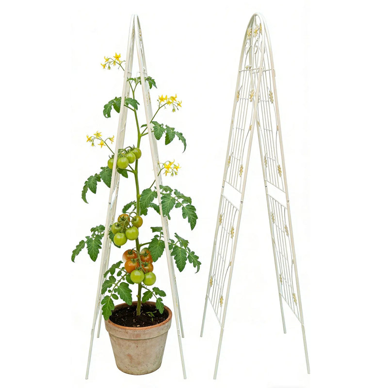 Metal Garden Trellis Rustproof Trellis For Climbing Plant Outdoor Flower Support by HouseOfZazla