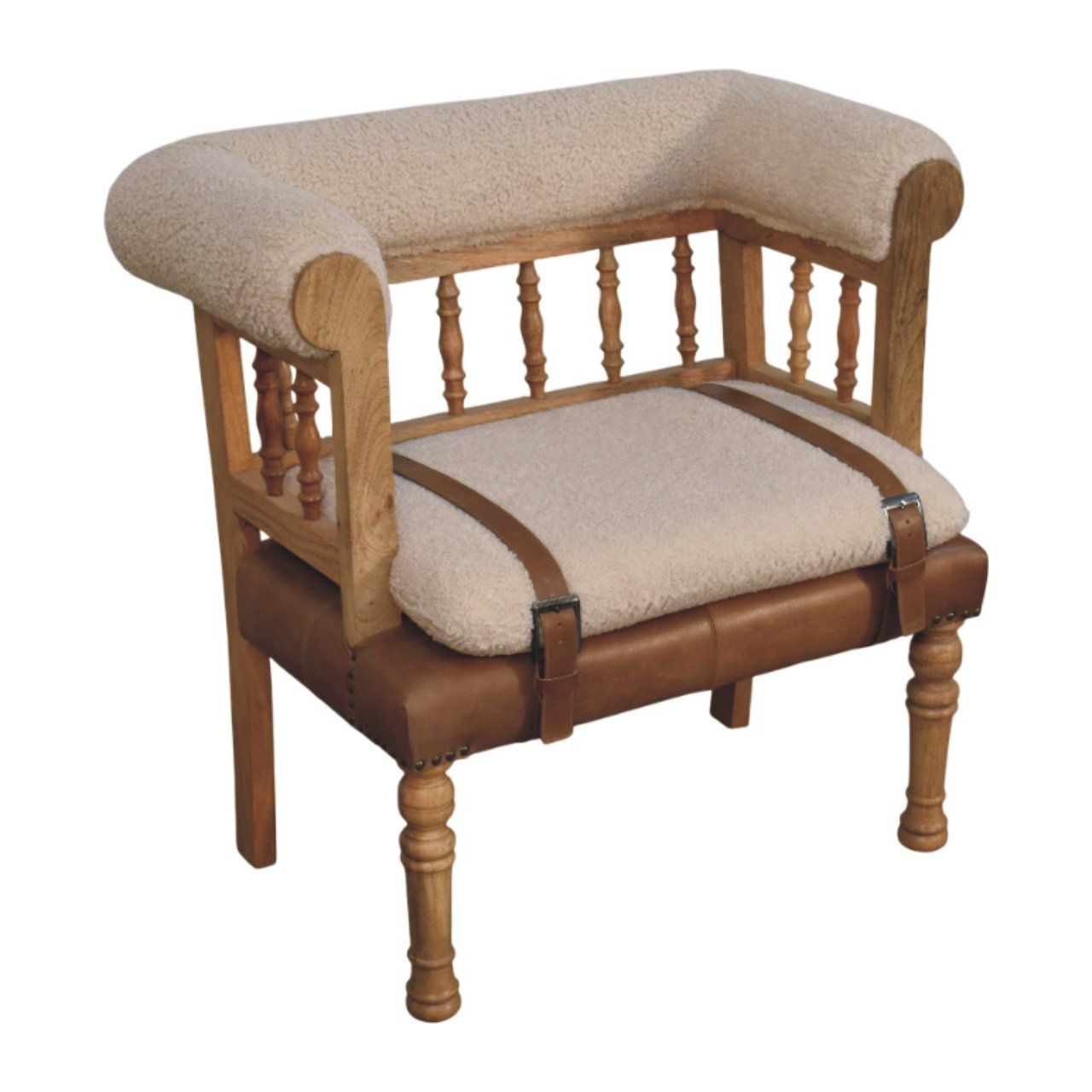 Strapped Hallway Bench by HouseOfZazla