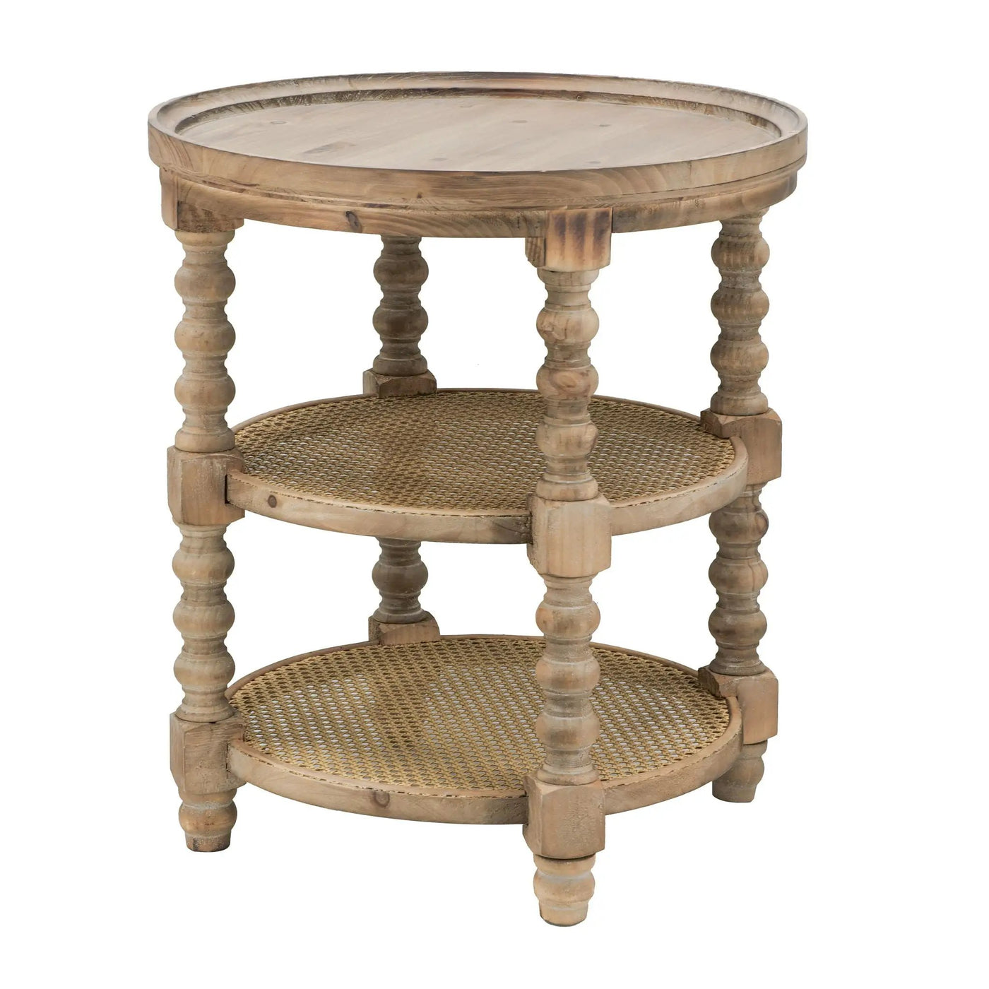 Round 3 Tiered Side Tabel, End Tabel For Lving Room Bedroom Entryway by Unique Piece Furniture