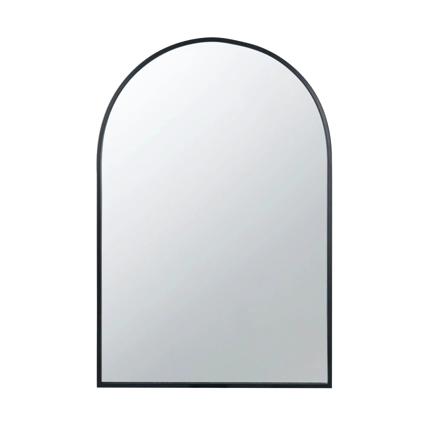Arched Mirror With Metal Frame, Wall Mirror For Living Room Bedroom Entryway by HouseOfZazla