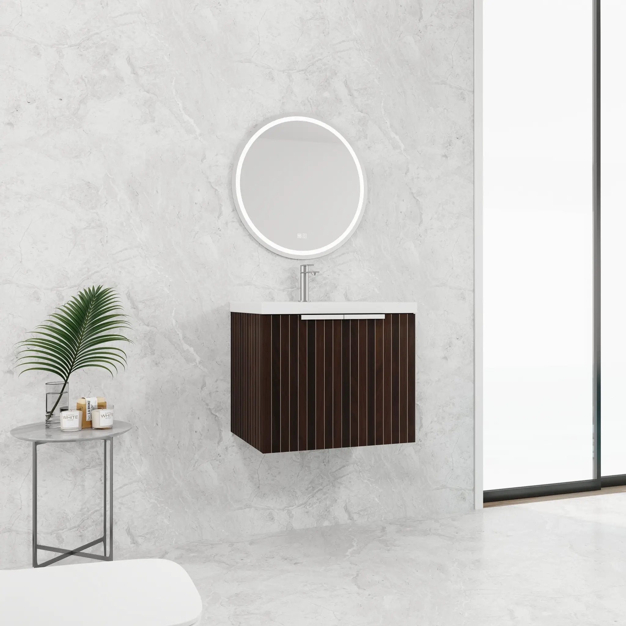 24 Inch Bathroom Cabinet With Resin Sink by HouseOfZazla