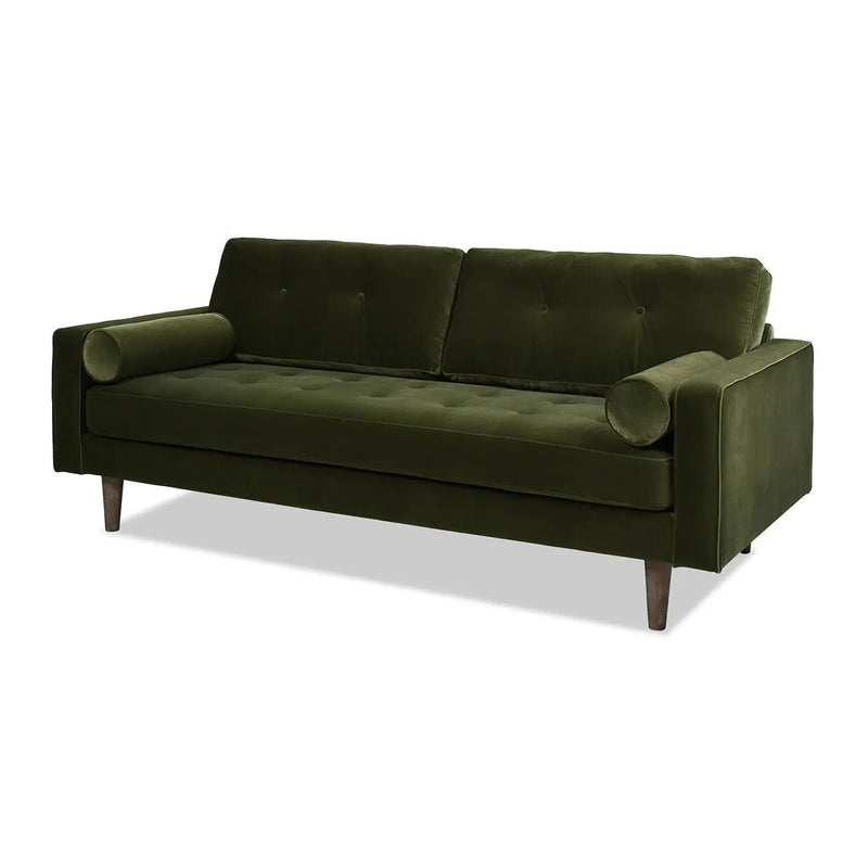 Nicholas - Mid-Century Modern Sofa - Olive Green by HouseOfZazla