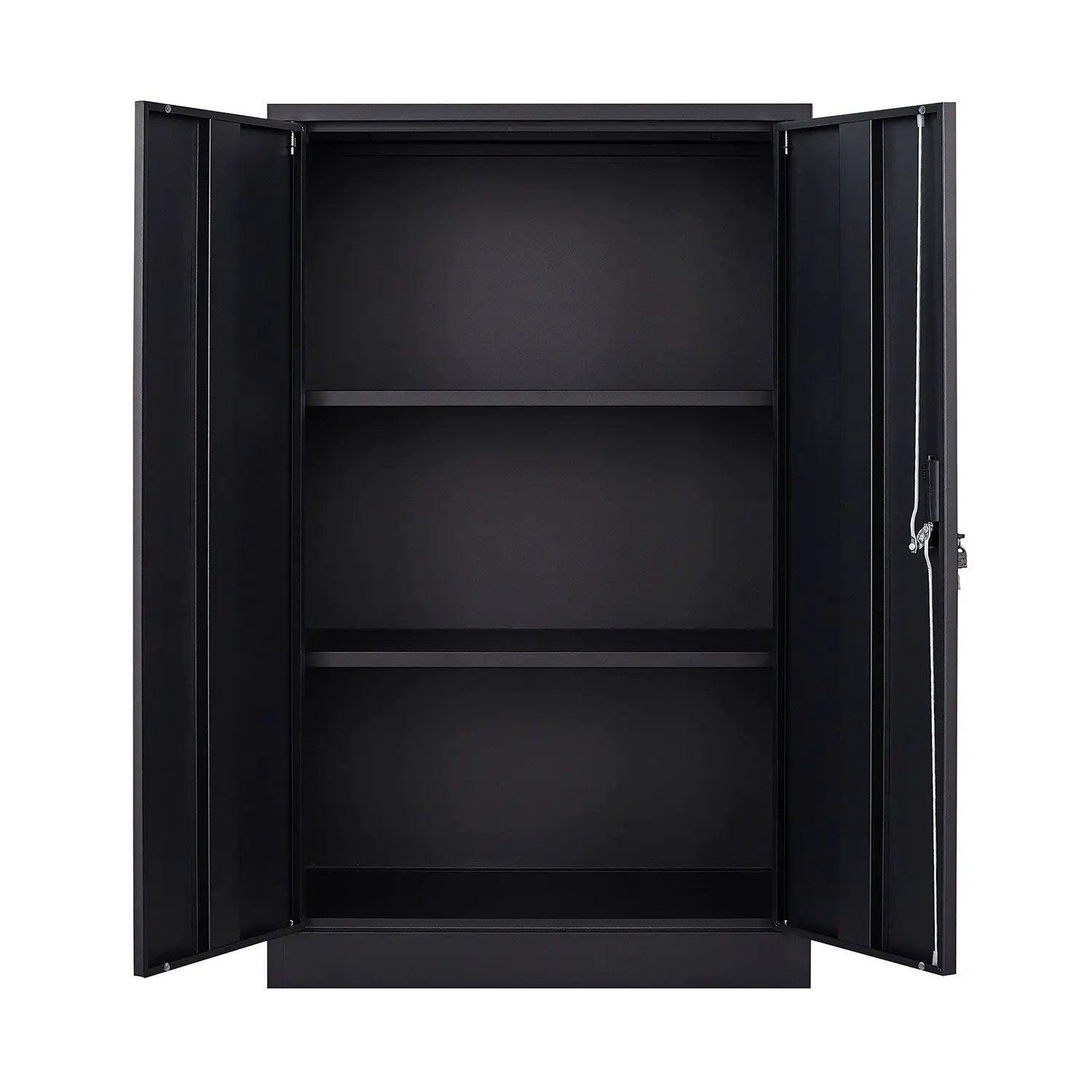 Metal Storage Cabinet With Locking Doors And Adjustable Shelf, Folding Filing Storage Cabinet, Folding Storage Locker Cabinet For Home Office, School, Garage by HouseOfZazla