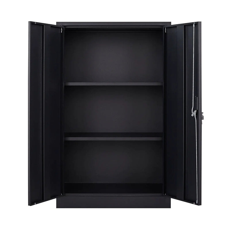 Metal Storage Cabinet With Locking Doors And Adjustable Shelf, Folding Filing Storage Cabinet, Folding Storage Locker Cabinet For Home Office, School, Garage by HouseOfZazla