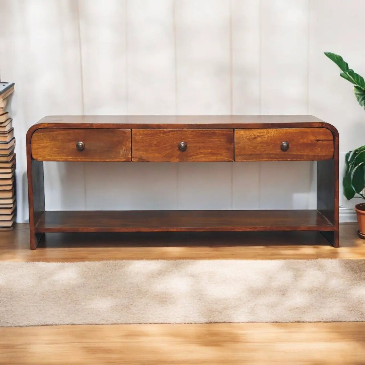 Aspen - Slim Media Unit - Dark Brown by HouseOfZazla