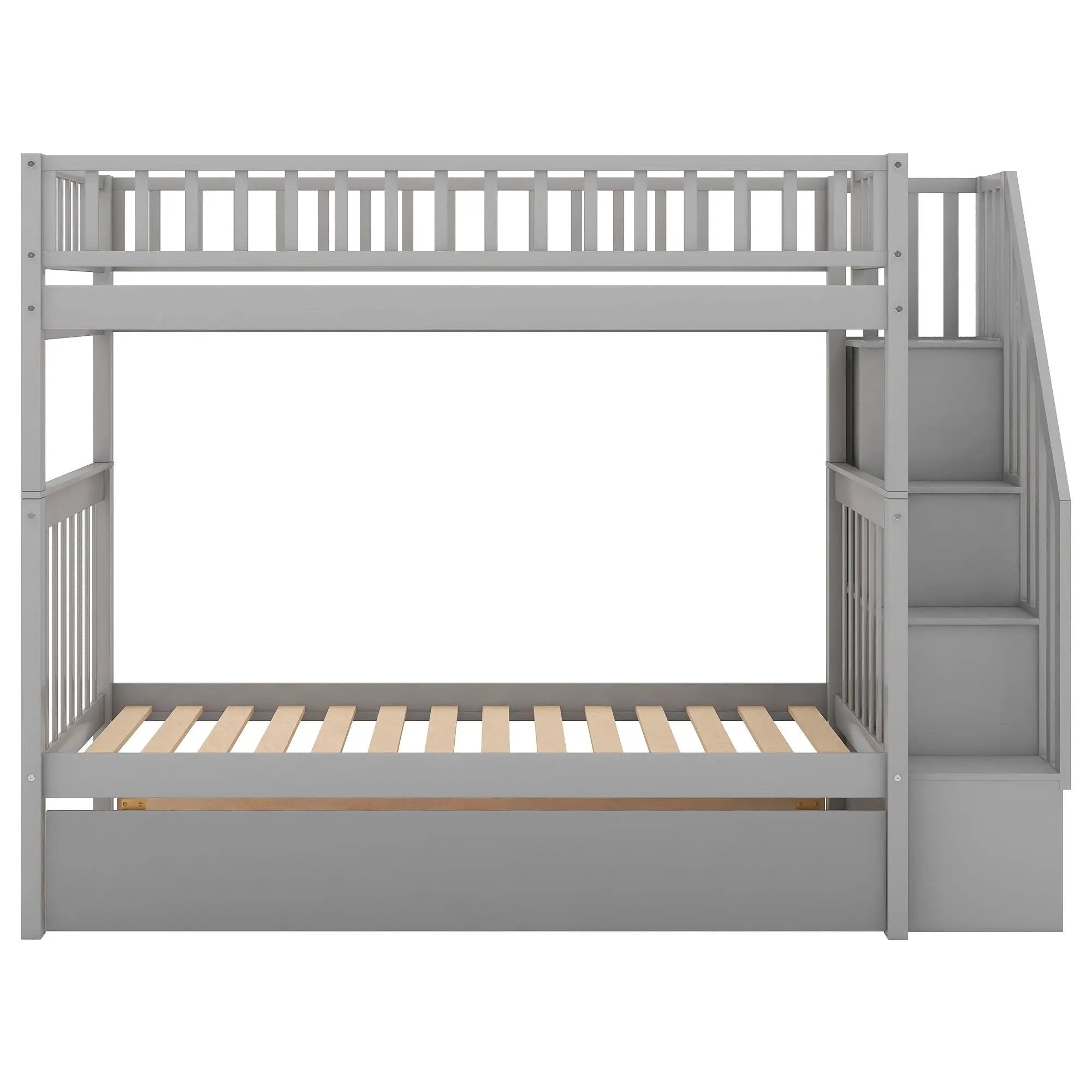 Bunk Bed With Staircase by HouseOfZazla