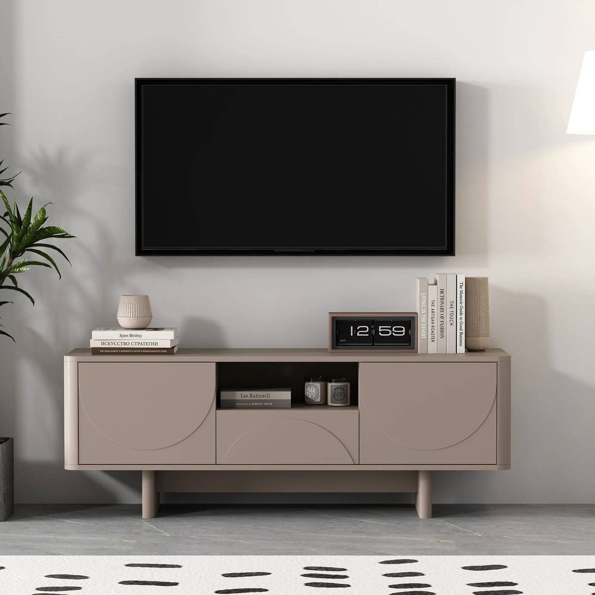Ella - TV Stand With Adjustable Shelves by HouseOfZazla