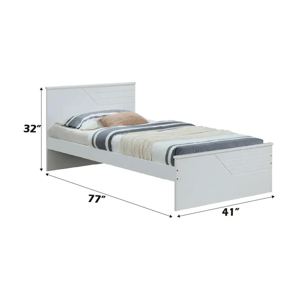 Ragna - Twin Bed - White by Unique Piece Furniture