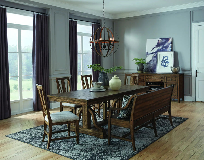 Bay Creek - Trestle Dining Table - Toasted Nutmeg by Unique Piece Furniture