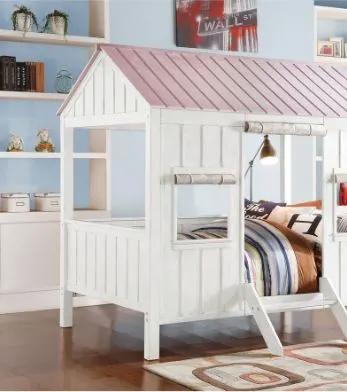 Spring - Full Bed - White / Pink by Unique Piece Furniture