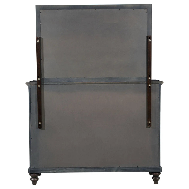 Andover 8-drawer Dresser and Mirror Dark Oak by Unique Piece Furniture