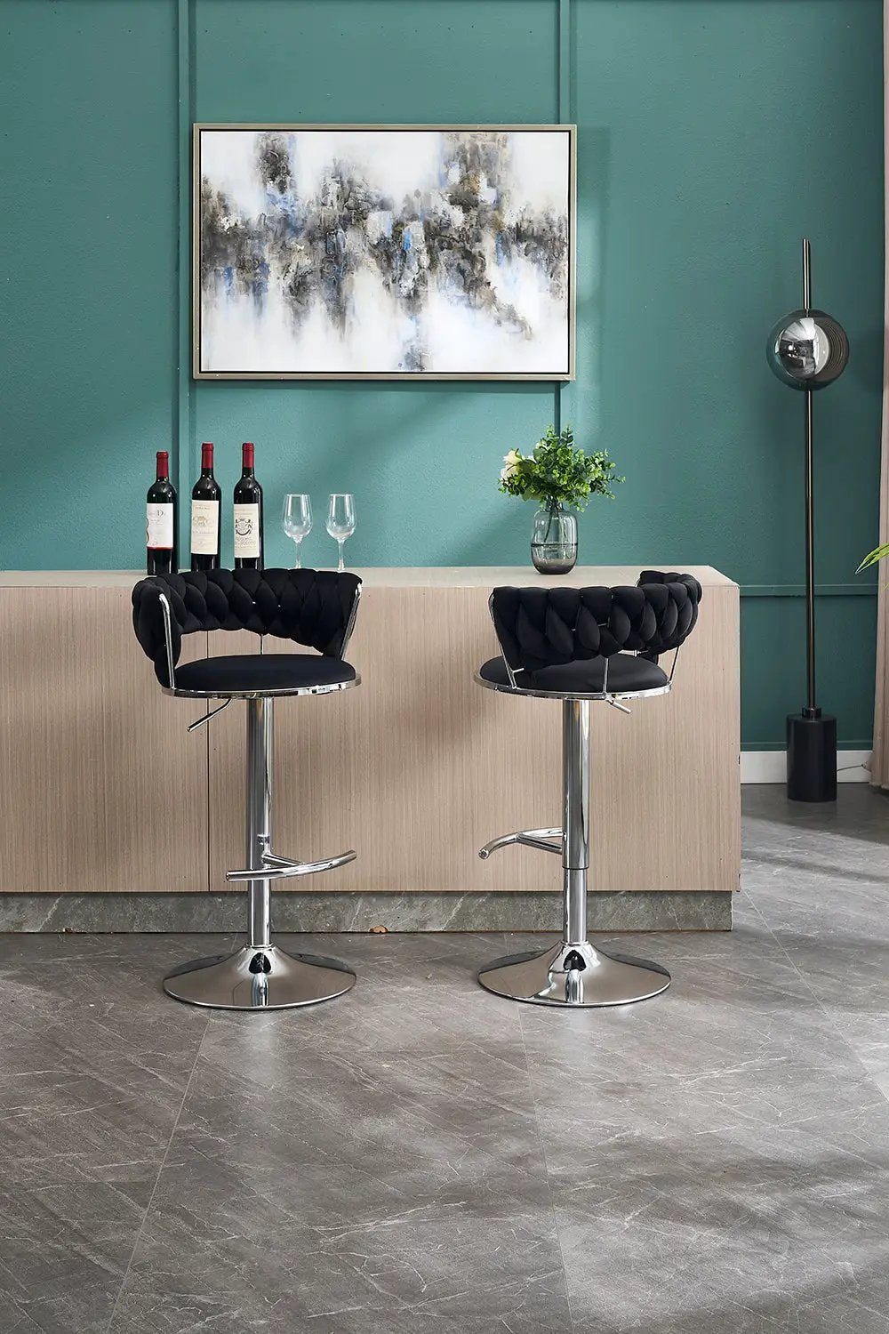 Set of 2 Bar Stools by HouseOfZazla