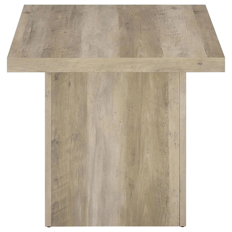 Devar 3-piece Square Coffee End Table Set Distressed Pine by Unique Piece Furniture