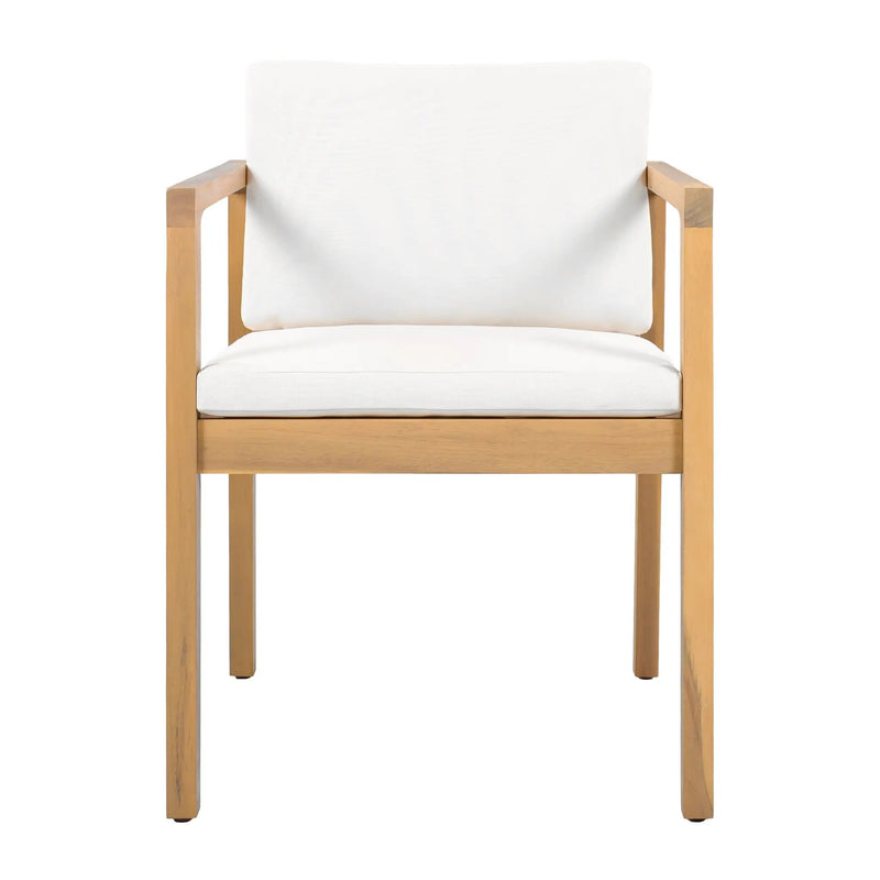 Outdoor Dining Chairs (Set of 2) with Acacia Wood Frame by HouseOfZazla