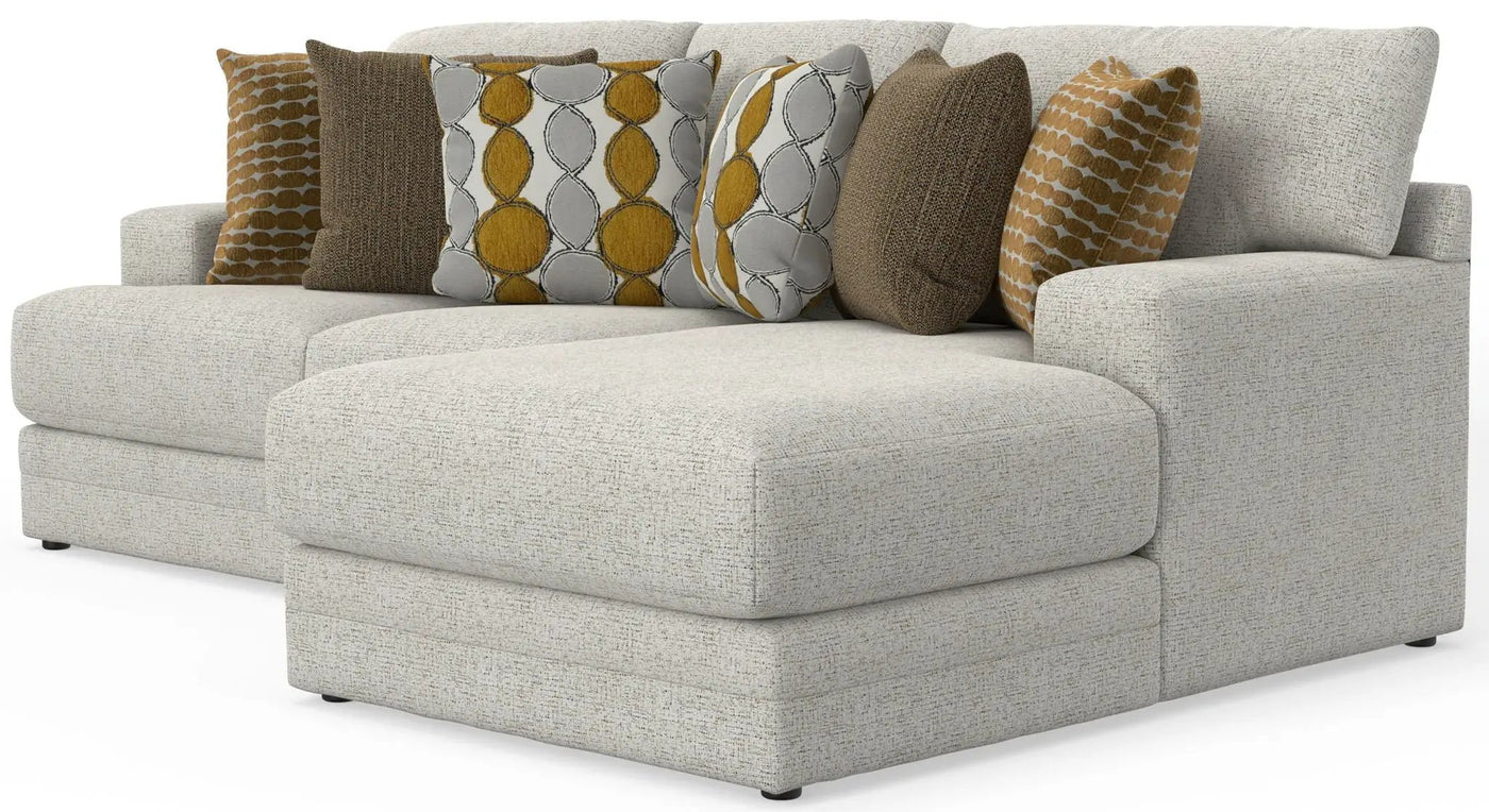 Tori - Sectional With Comfort Coil Seating And Accent Pillows Included by Unique Piece Furniture