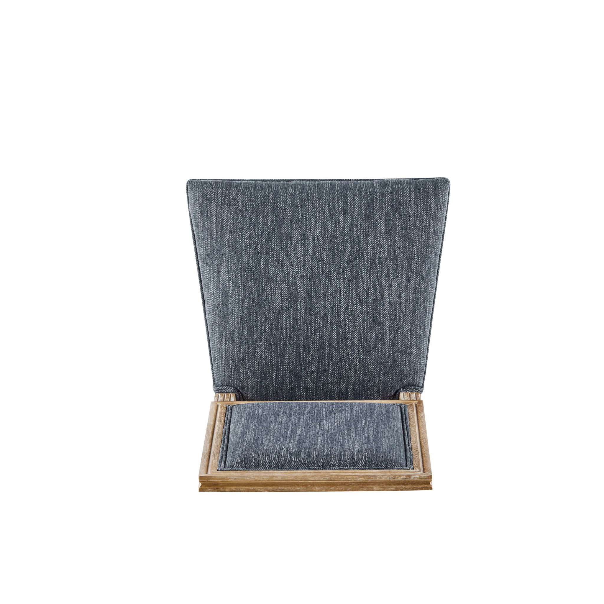 French Country Style Dining Chair With Upholstered Seating And Fluted Legs by HouseOfZazla