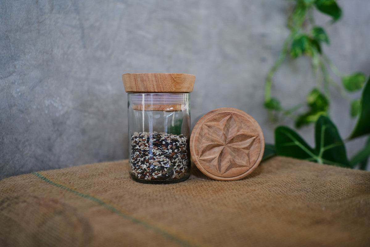 Hiliki Jar - Clear - Large (set of 2), photo 5 of 5