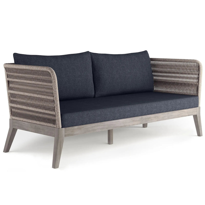 Santiago - Outdoor Sofa - Slate Gray by HouseOfZazla