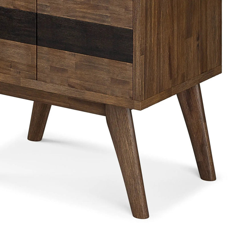 Clarkson - Bookcase With Storage - Rustic Natural Aged Brown by Unique Piece Furniture