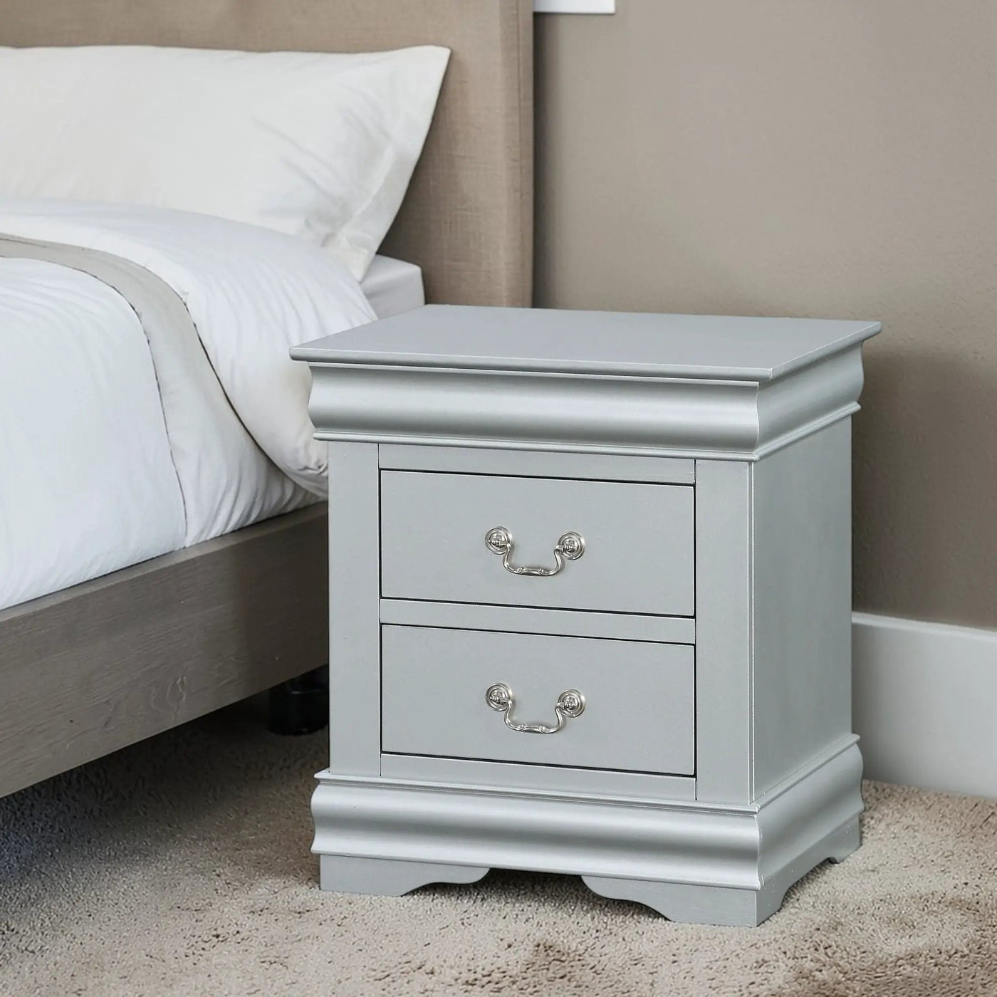 Louis Philippe III - Sleek Design Nightstand by Unique Piece Furniture