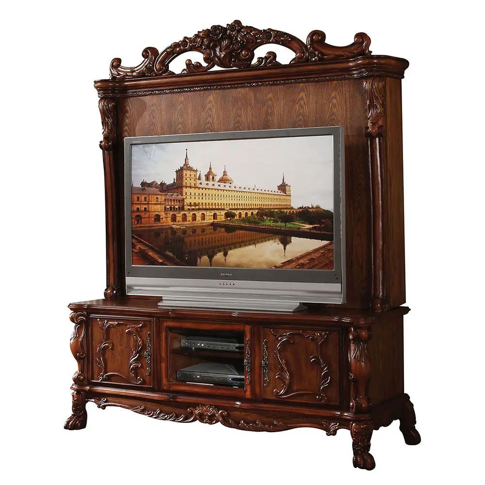 Dresden - 81" Entertainment Center - Cherry Oak by Unique Piece Furniture
