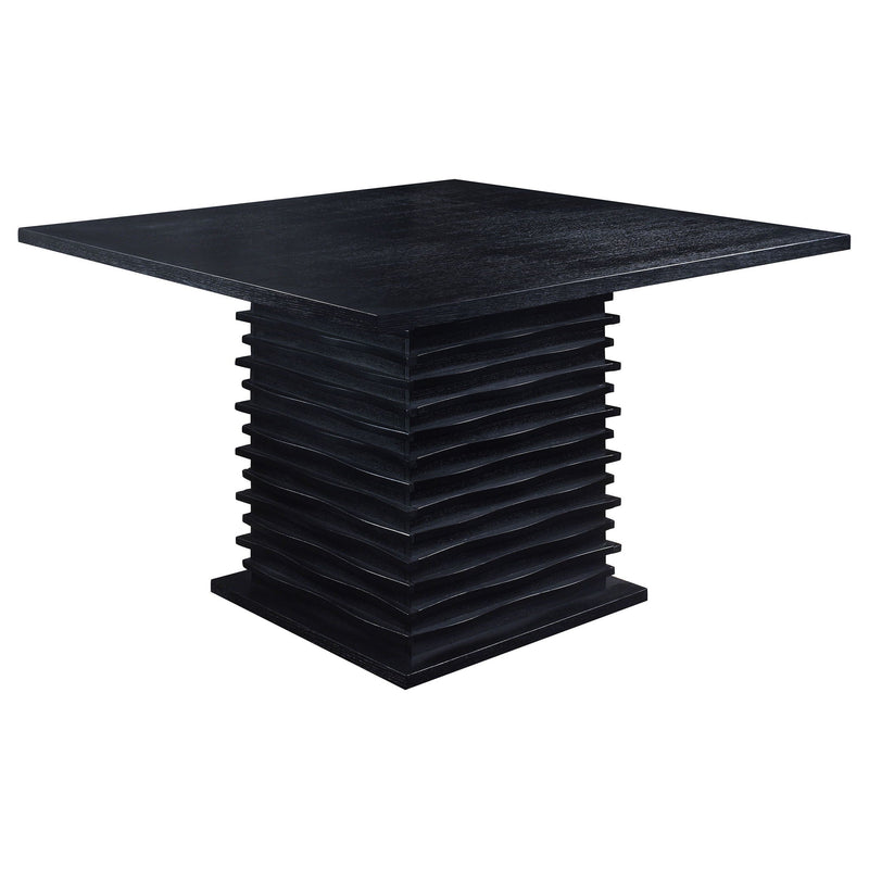 Shandra - 5 Piece Set With Counter Height Table And Stools - Black by HouseOfZazla