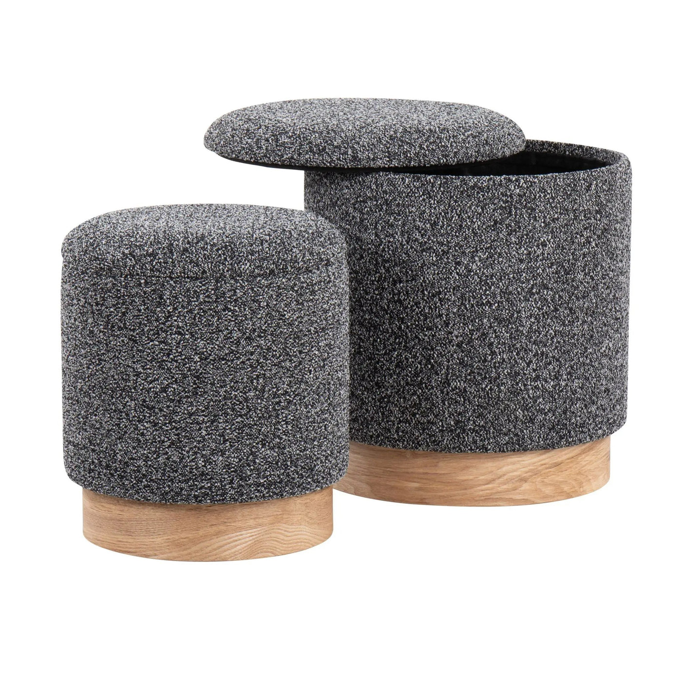 Marla - Contemporary, Nesting Ottoman Set by HouseOfZazla