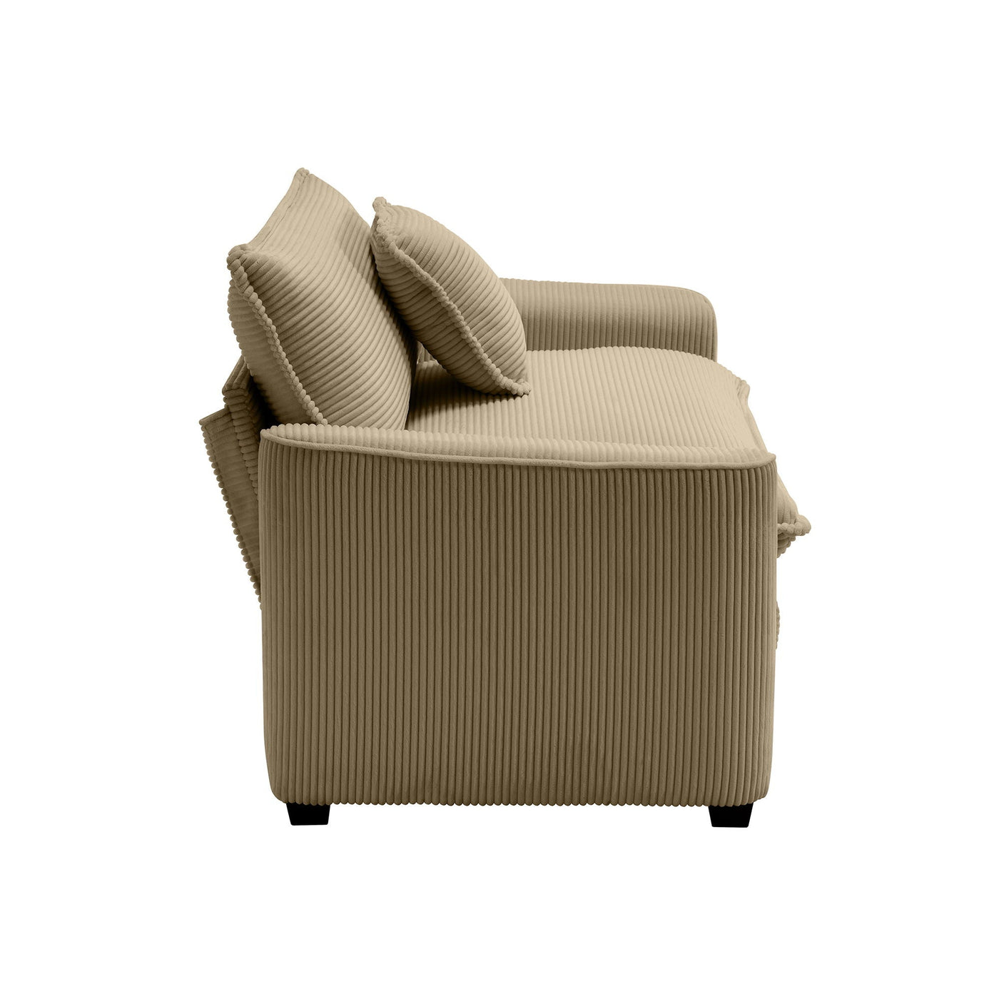 Modern Classic Fabric Single Chair Deep Seat Sofa With Pillow by Unique Piece Furniture