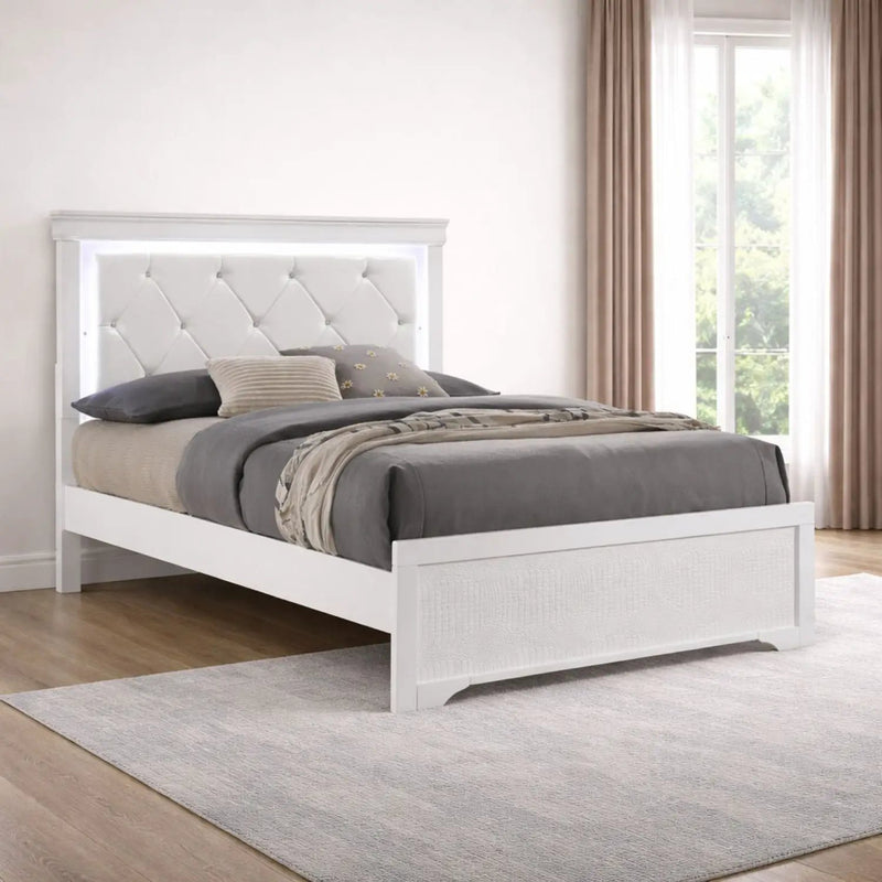 Blaze - Bedroom Set With LED Headboard by HouseOfZazla
