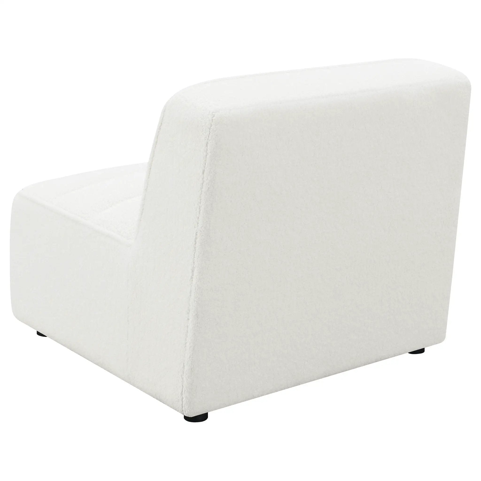 Sunny Upholstered Armless Chair Natural by Unique Piece Furniture