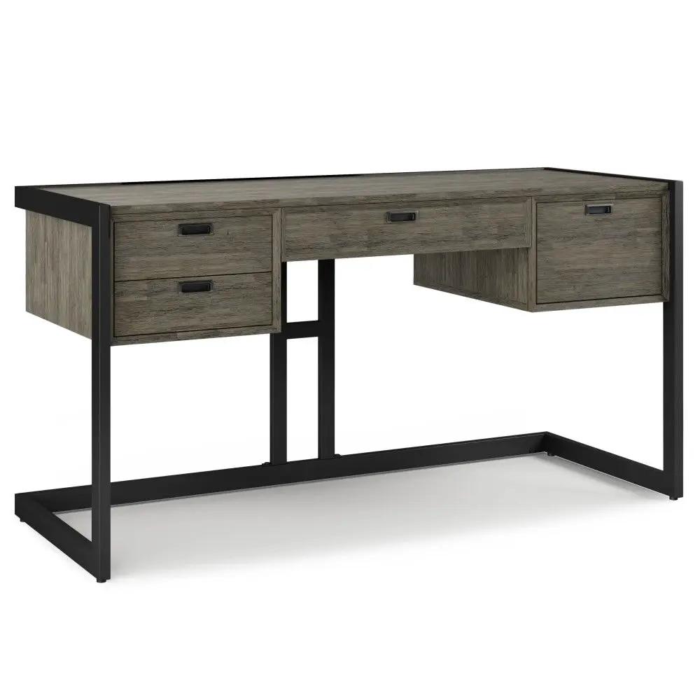 Hampden - Desk - Weathered Gray by Unique Piece Furniture