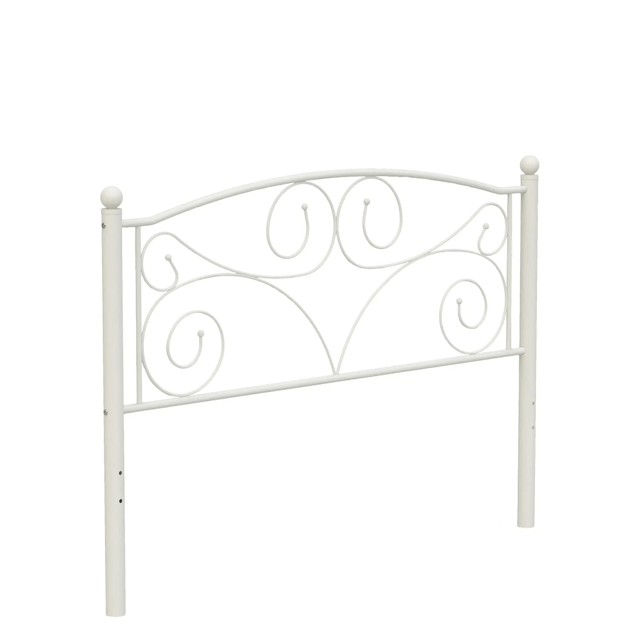 Full With Metal Frame Bed - White by HouseOfZazla