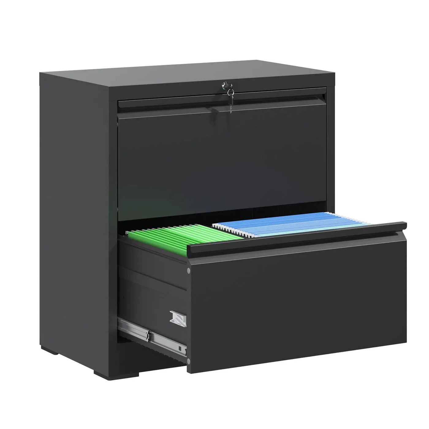Premium Drawer Metal Lateral File Cabinet With Lock by HouseOfZazla