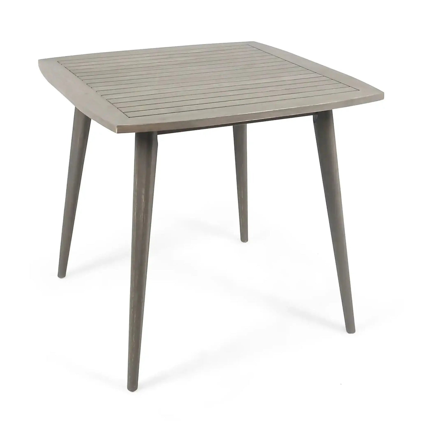 Modern Indoor Square Acacia Wood Dining Table with Toothpick Leg Design by HouseOfZazla