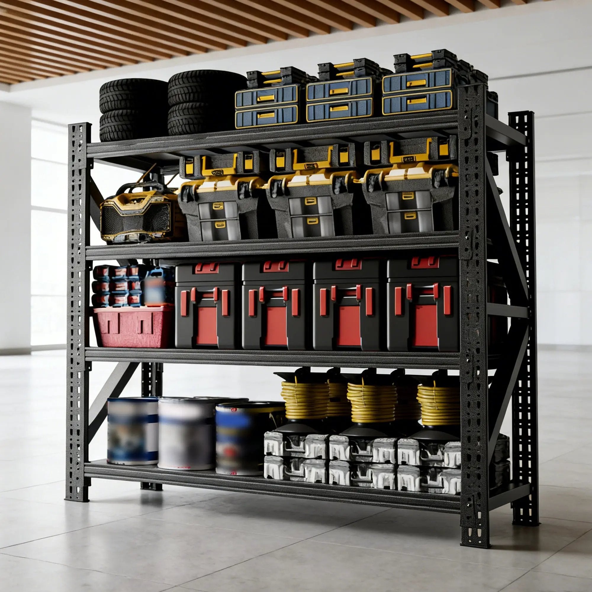 5000 lbs Heavy Duty Garage Shelving Unit by HouseOfZazla