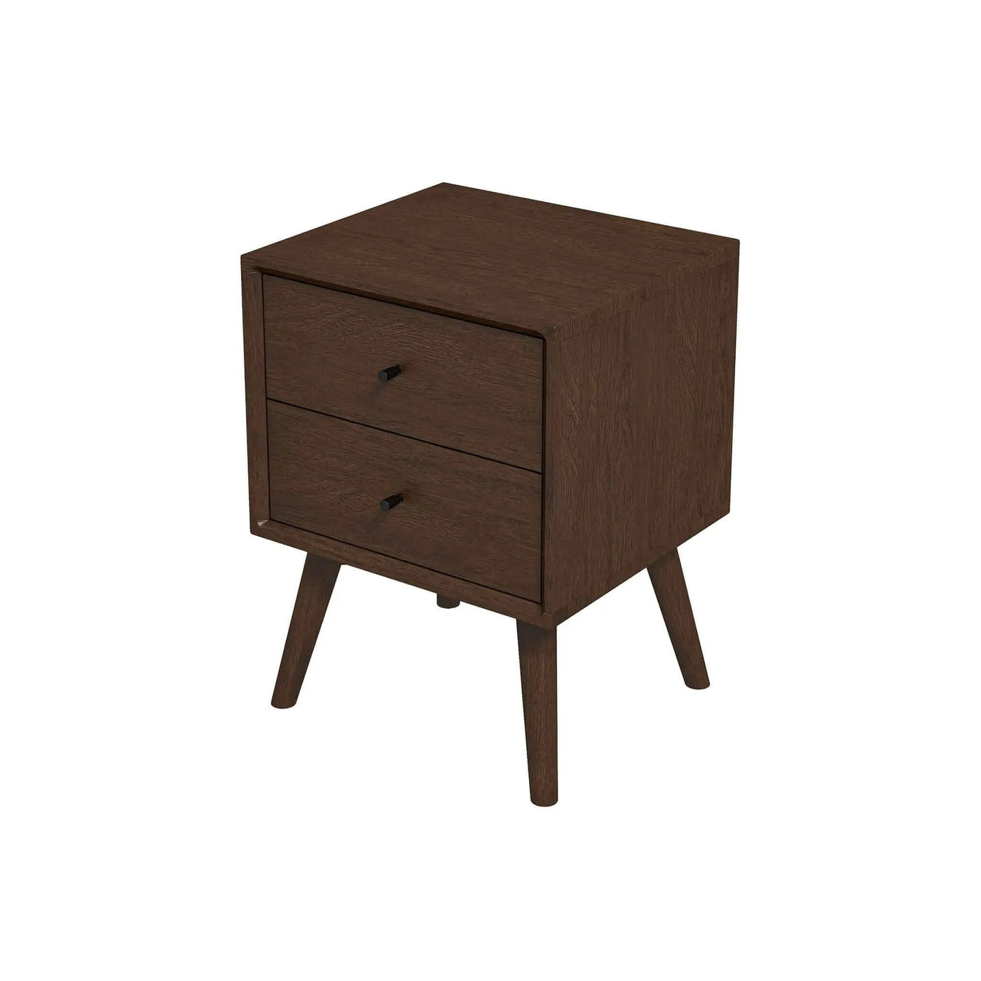 Caroline - Mid-Century Modern Style Night Stand 2 Drawer by Unique Piece Furniture