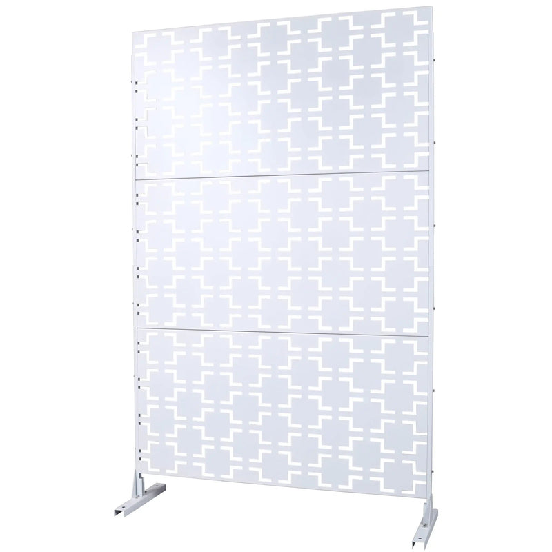 Outdoor & Indoor Metal Privacy Freestanding Decorative Screen by HouseOfZazla