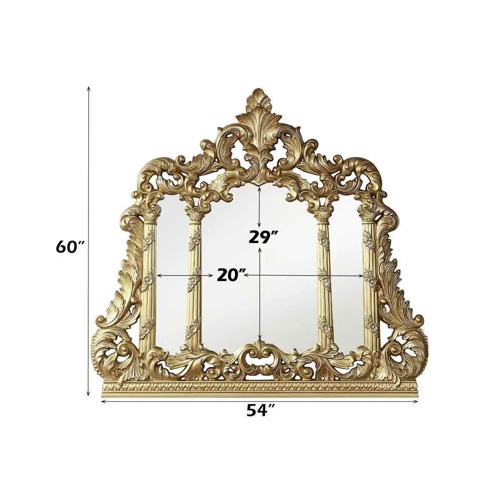 Cabriole - Mirror - Gold by Unique Piece Furniture