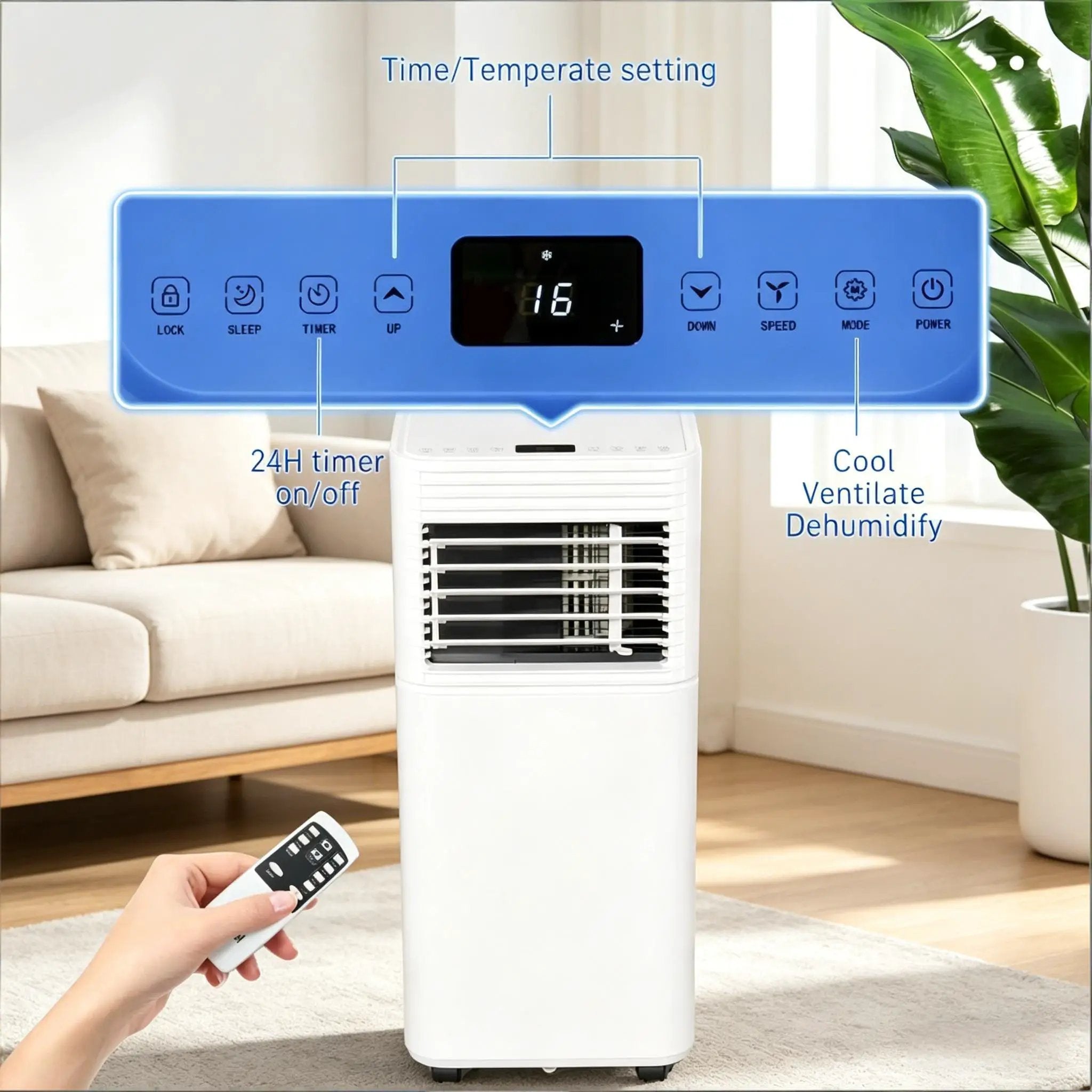 4-in-1 Versatile Mobile Air Conditioner by HouseOfZazla