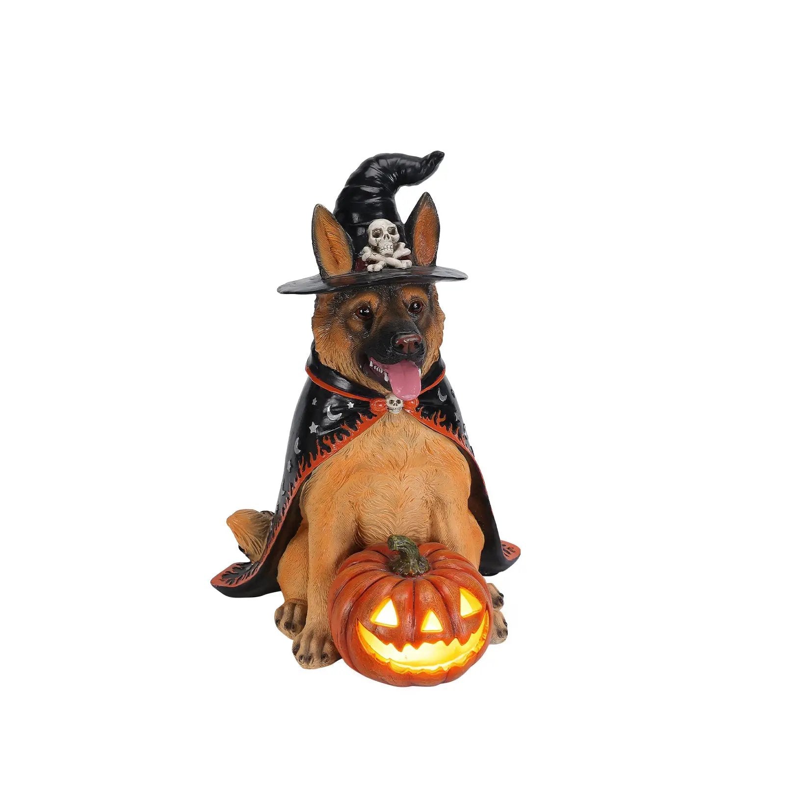 Halloween German Shepherd Dog Statue by HouseOfZazla