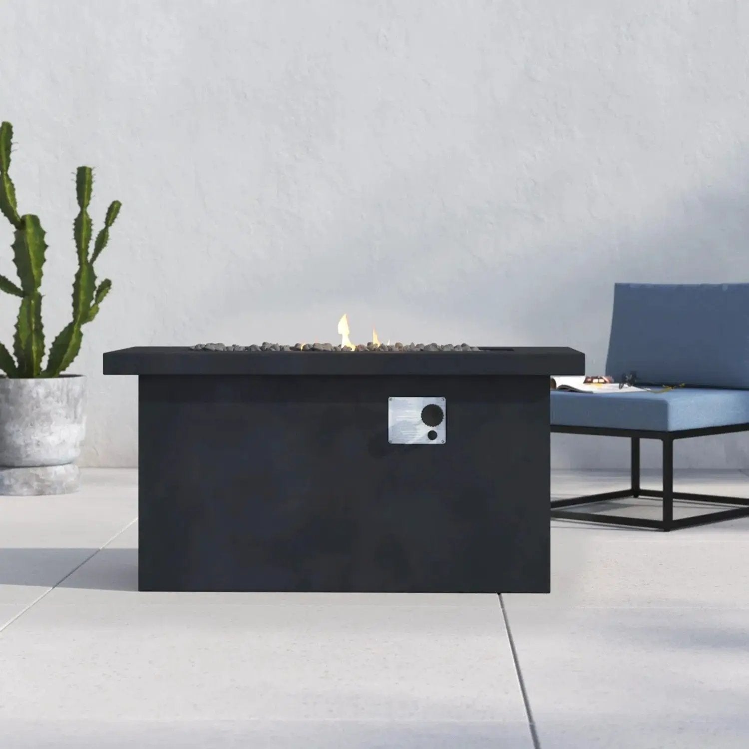 Propane / Gas Outdoor Fire Pit Table by Unique Piece Furniture