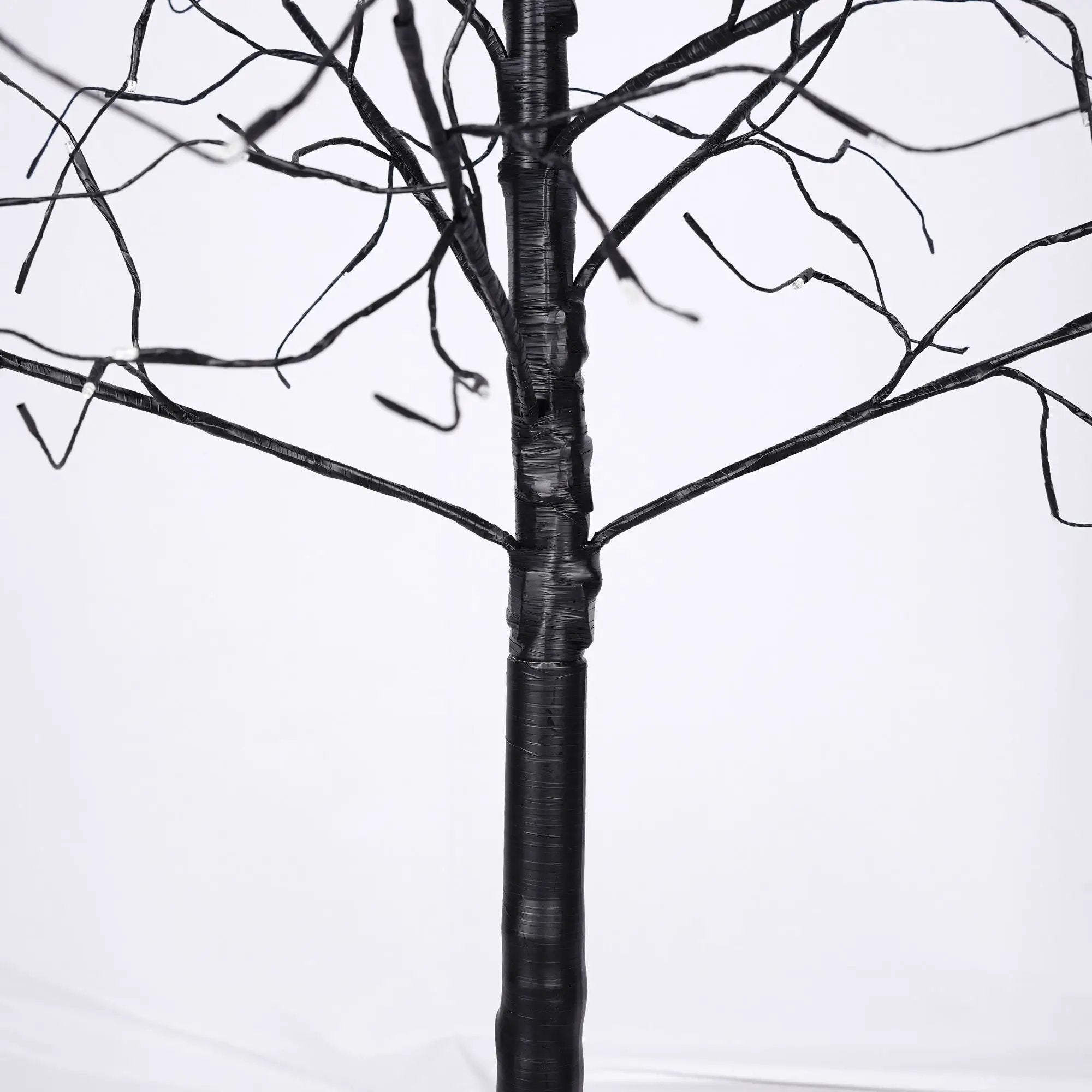 3 Pc Illuminated Halloween Tree with Purple LED Glow by HouseOfZazla
