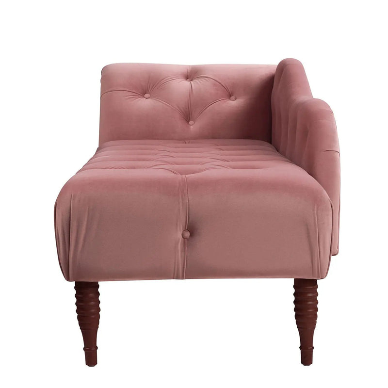 Samuel - Tufted Roll Arm Chaise Lounge by HouseOfZazla