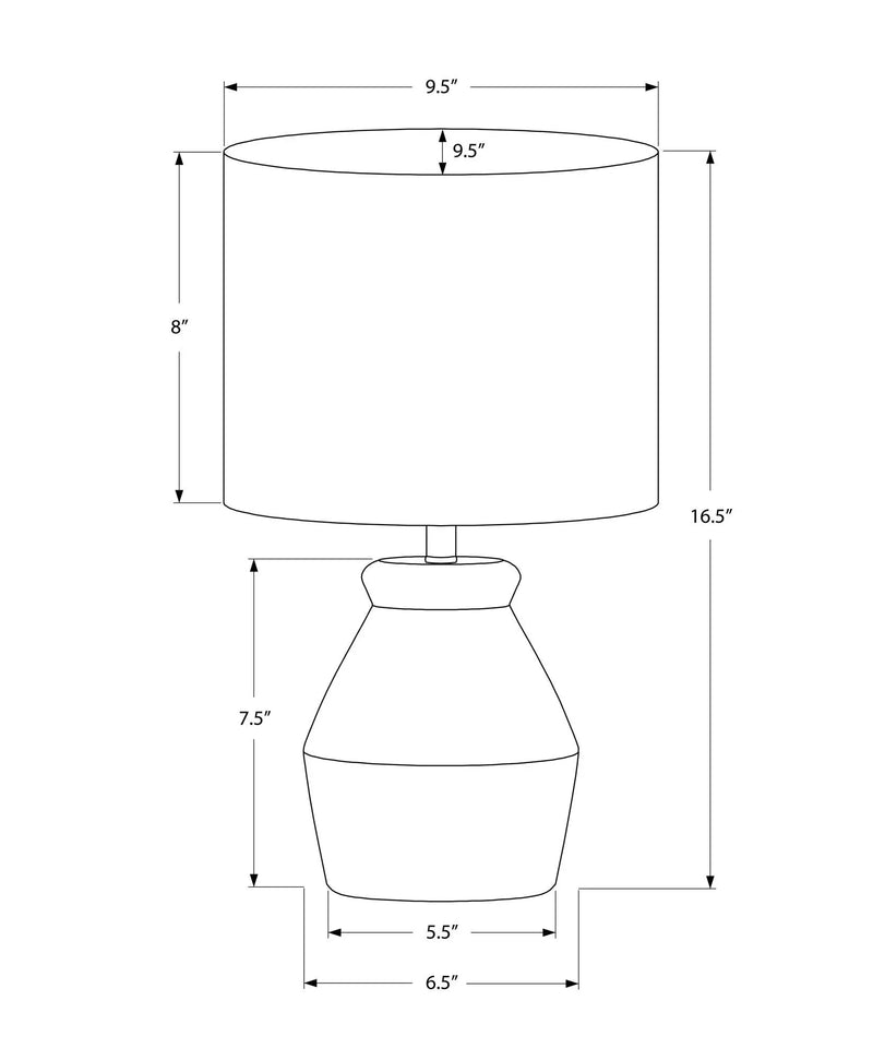 Lighting, Table Lamp Modern - Cream by HouseOfZazla