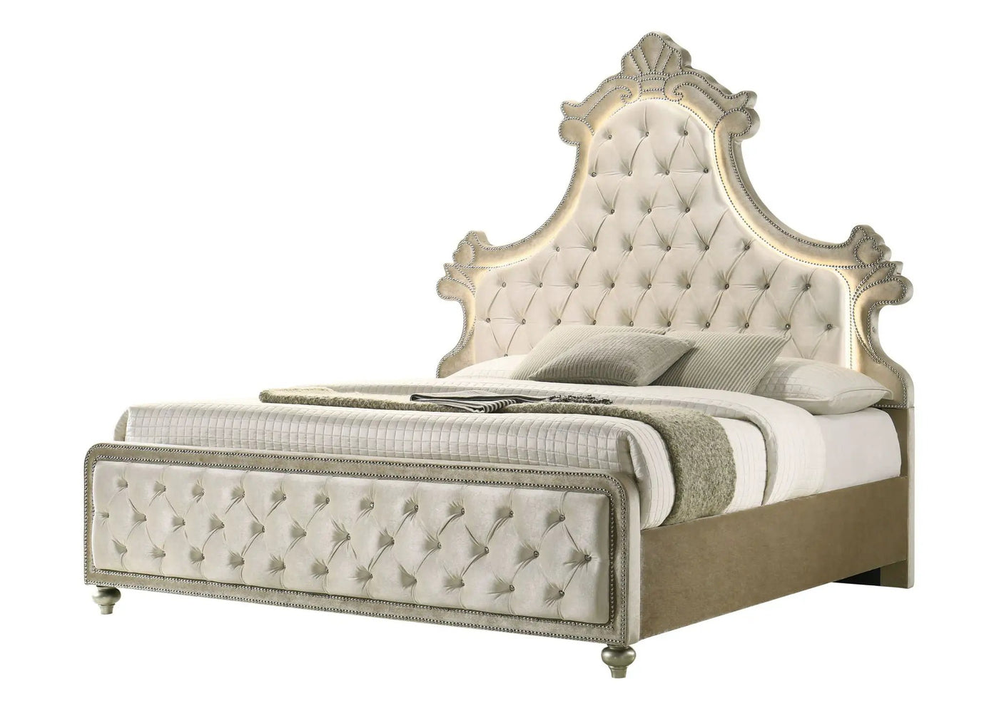 Lucienne Bed With LED Lighting by HouseOfZazla