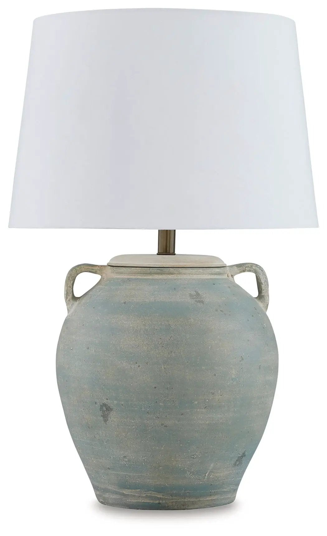 Shawburg - Terracotta Table Lamp - Antique Green by Unique Piece Furniture