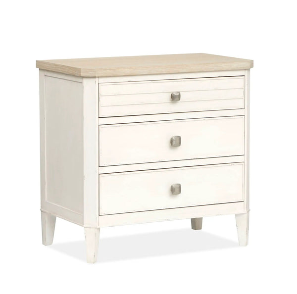 Echo Isles - Drawer Nightstand - Sea Pearl And Driftwood