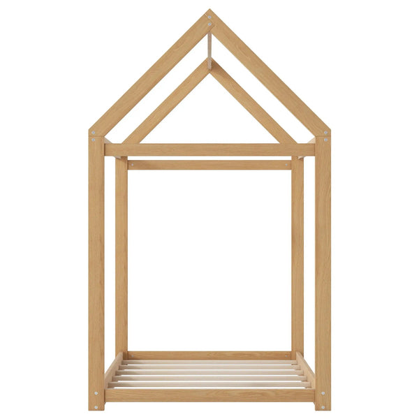 Wooden House Shaped Bed