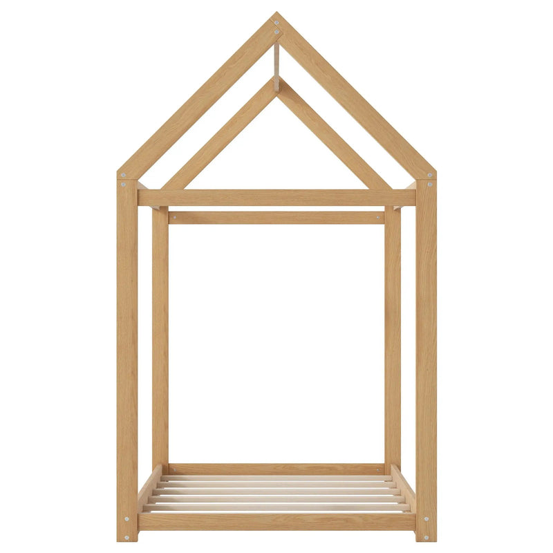 Wooden House Shaped Bed